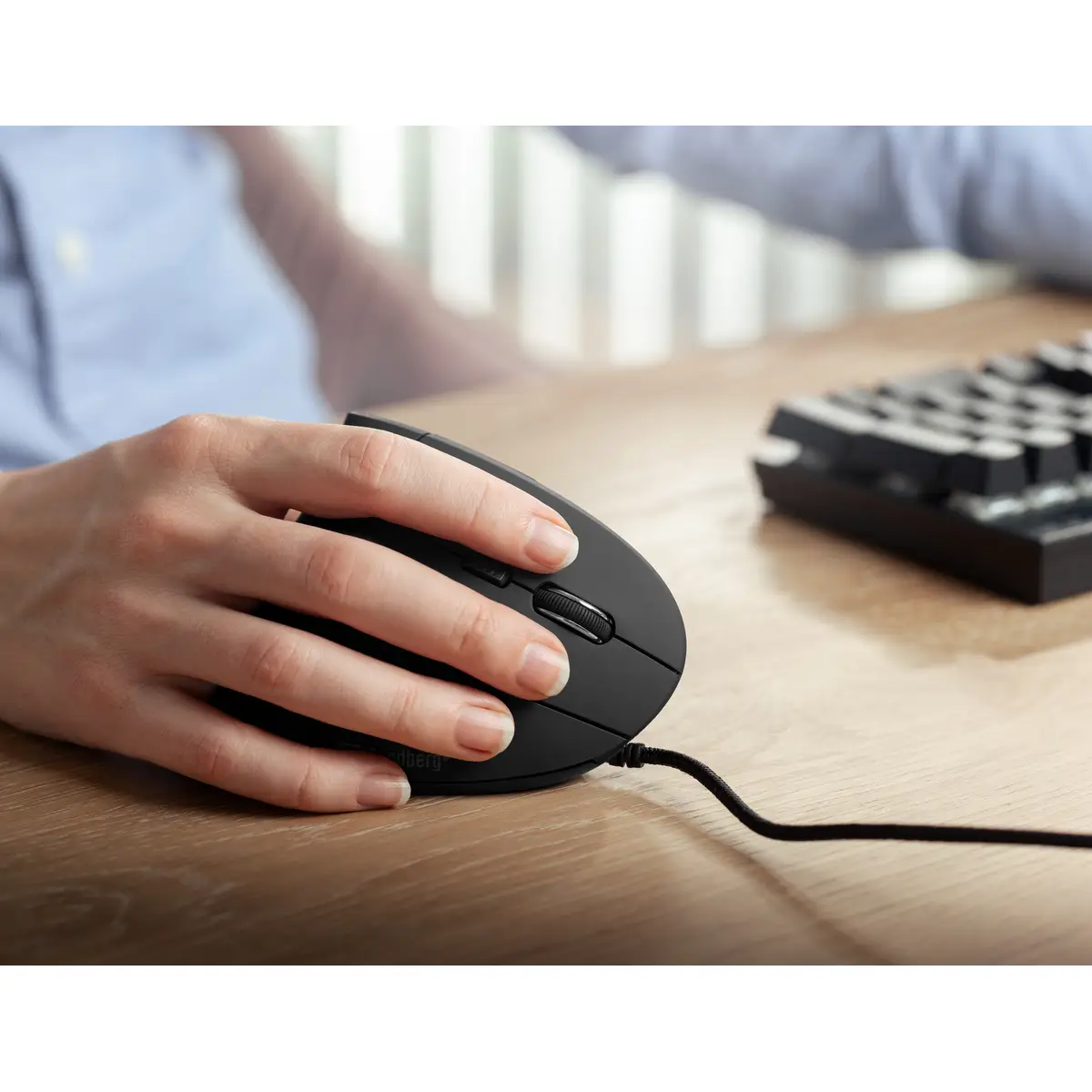 Pro Vertikale Maus ergonomisch optisch 6 Tasten kabelgebunden USB Box