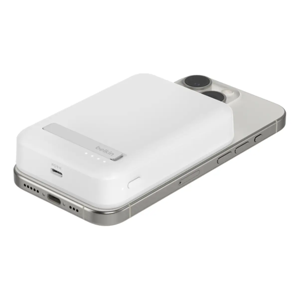 BoostCharge Pro Magnetische Powerbank mit Qi2,15W, 10K, weiß