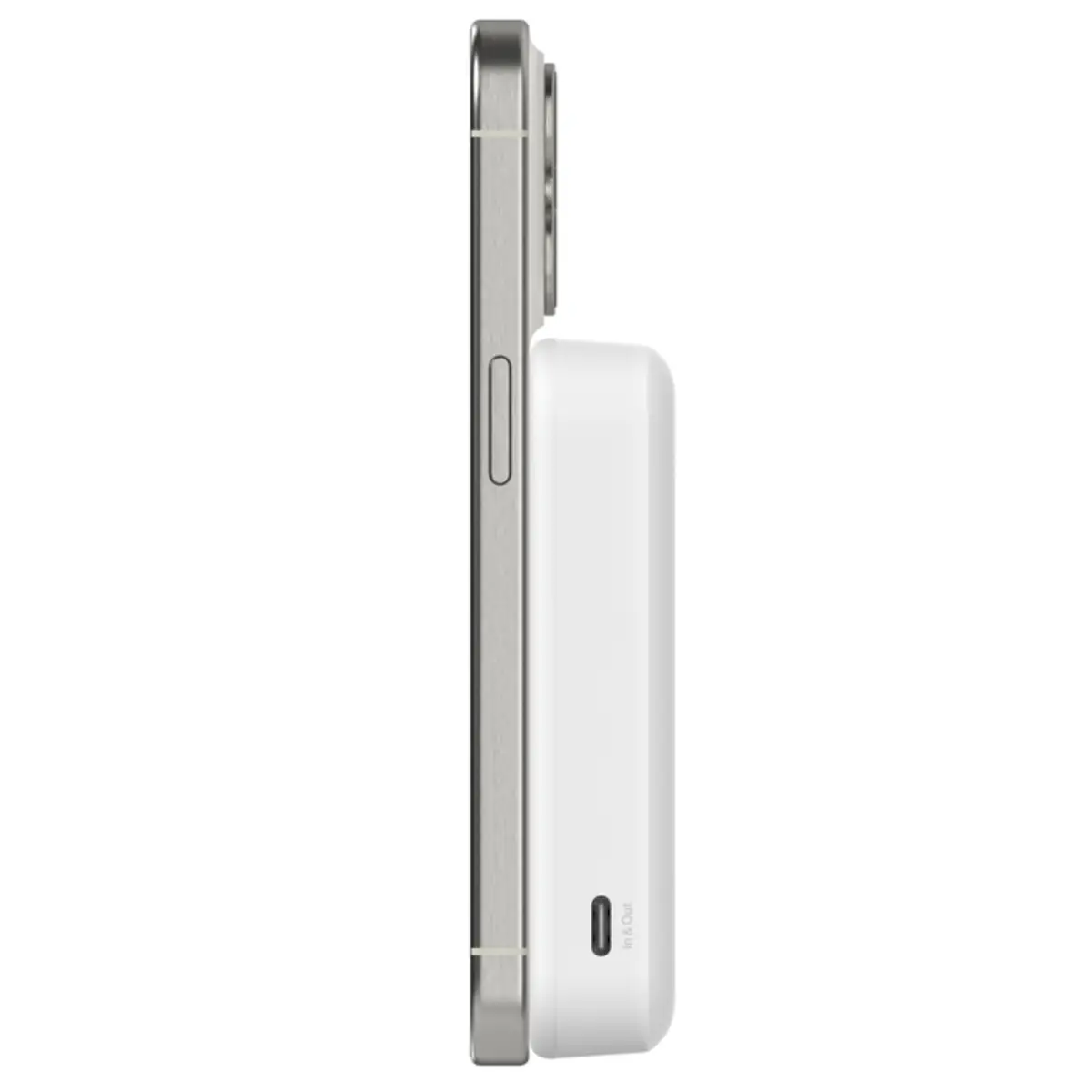 BoostCharge Pro Magnetische Powerbank mit Qi2,15W, 10K, weiß
