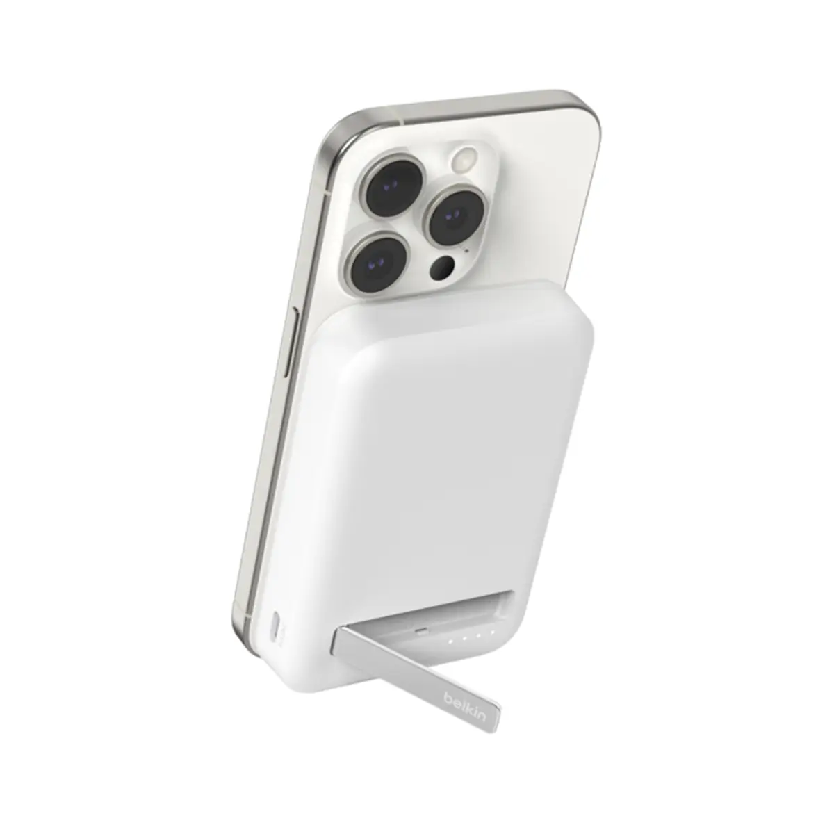 BoostCharge Pro Magnetische Powerbank mit Qi2, 15W, 8K, weiß