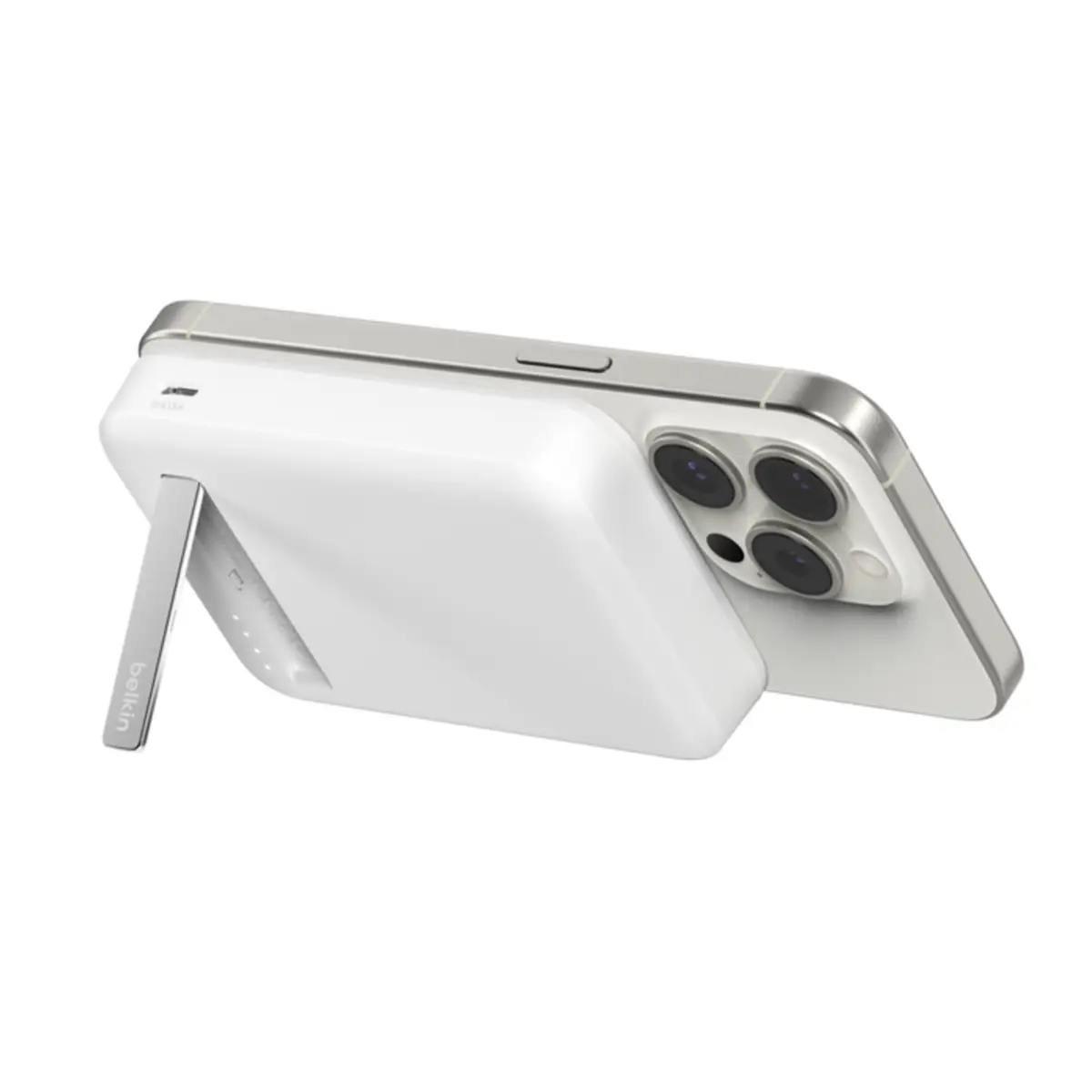 BoostCharge Pro Magnetische Powerbank mit Qi2, 15W, 8K, weiß