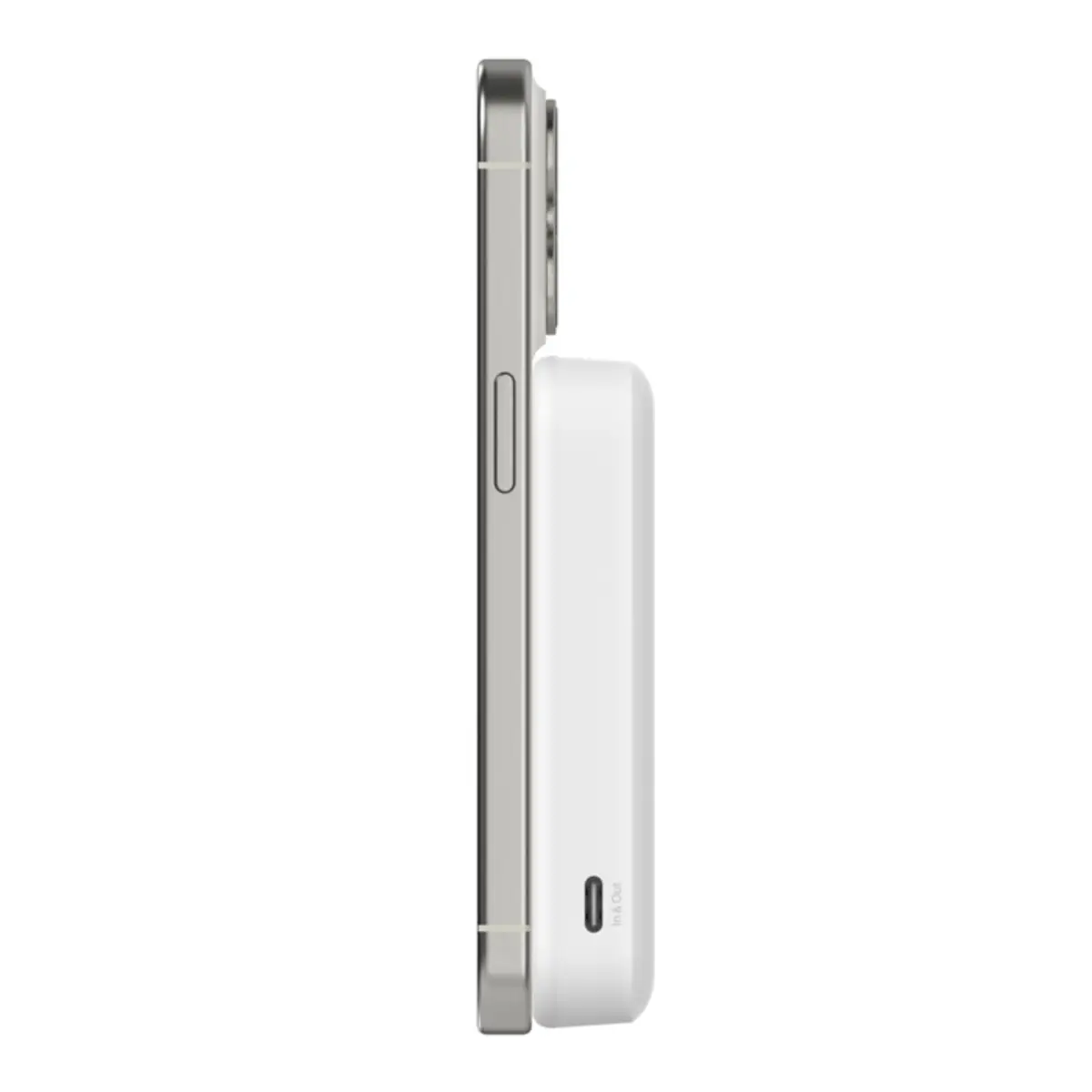 BoostCharge Pro Magnetische Powerbank mit Qi2, 15W, 8K, weiß