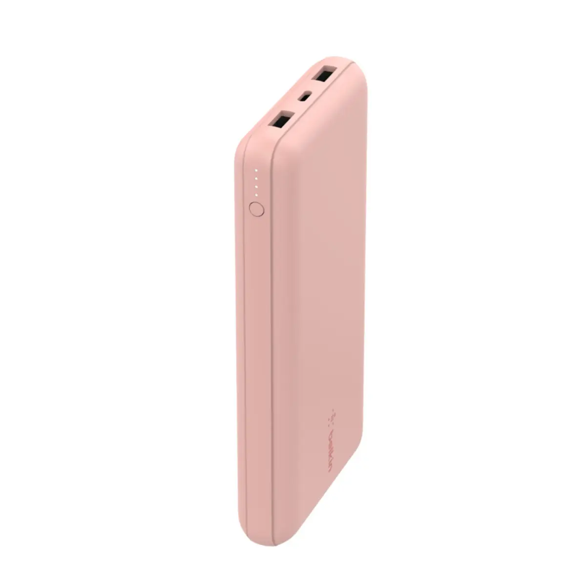 BOOSTCHARGE™ Powerbank 20.000mAh, 15W, USB-A und USB-C Anschluss, rosa