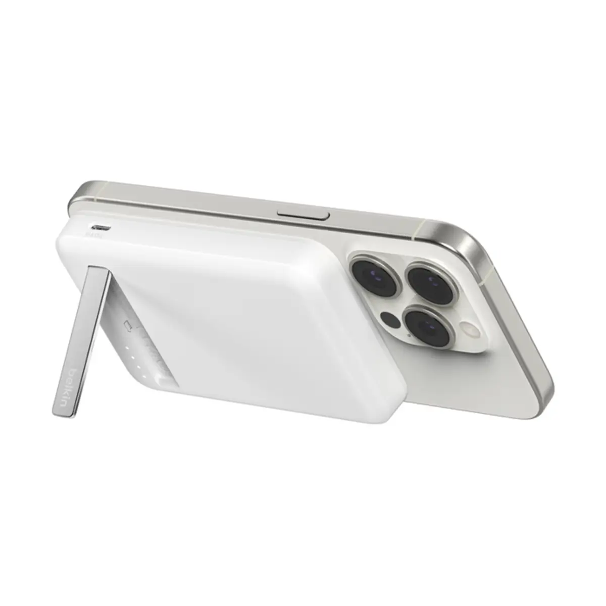 BoostCharge Pro Magnetische Powerbank mit Qi2, 15 W, 5K, weiß