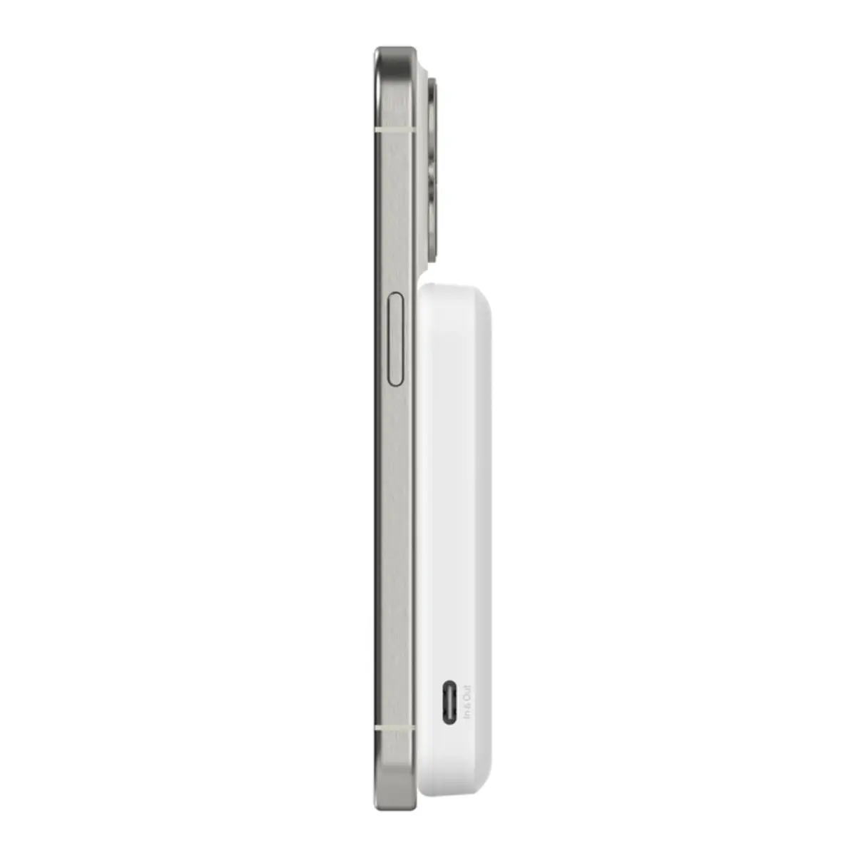 BoostCharge Pro Magnetische Powerbank mit Qi2, 15 W, 5K, weiß