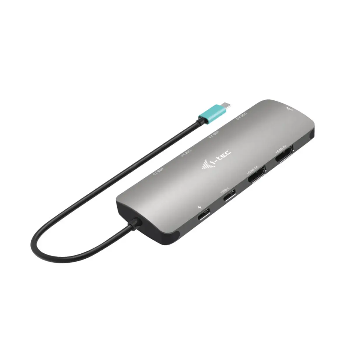 i-tec USB-C Metal Nano 2x HDMI Docking Station, PD 100W + Charger 100W