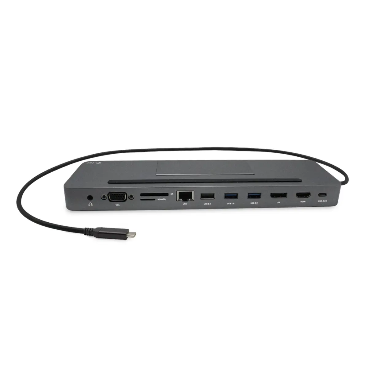 i-tec USB-C Metal Ergonomic 4K 3x Display Docking Station with Power Delivery 85W + i-tec Universal Charger 100W (bundle)