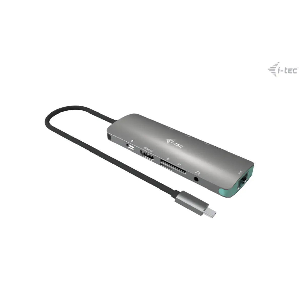 i-tec USB-C Metal Nano Docking Station 4K HDMI LAN with Power Delivery 100 W + Charger 100W