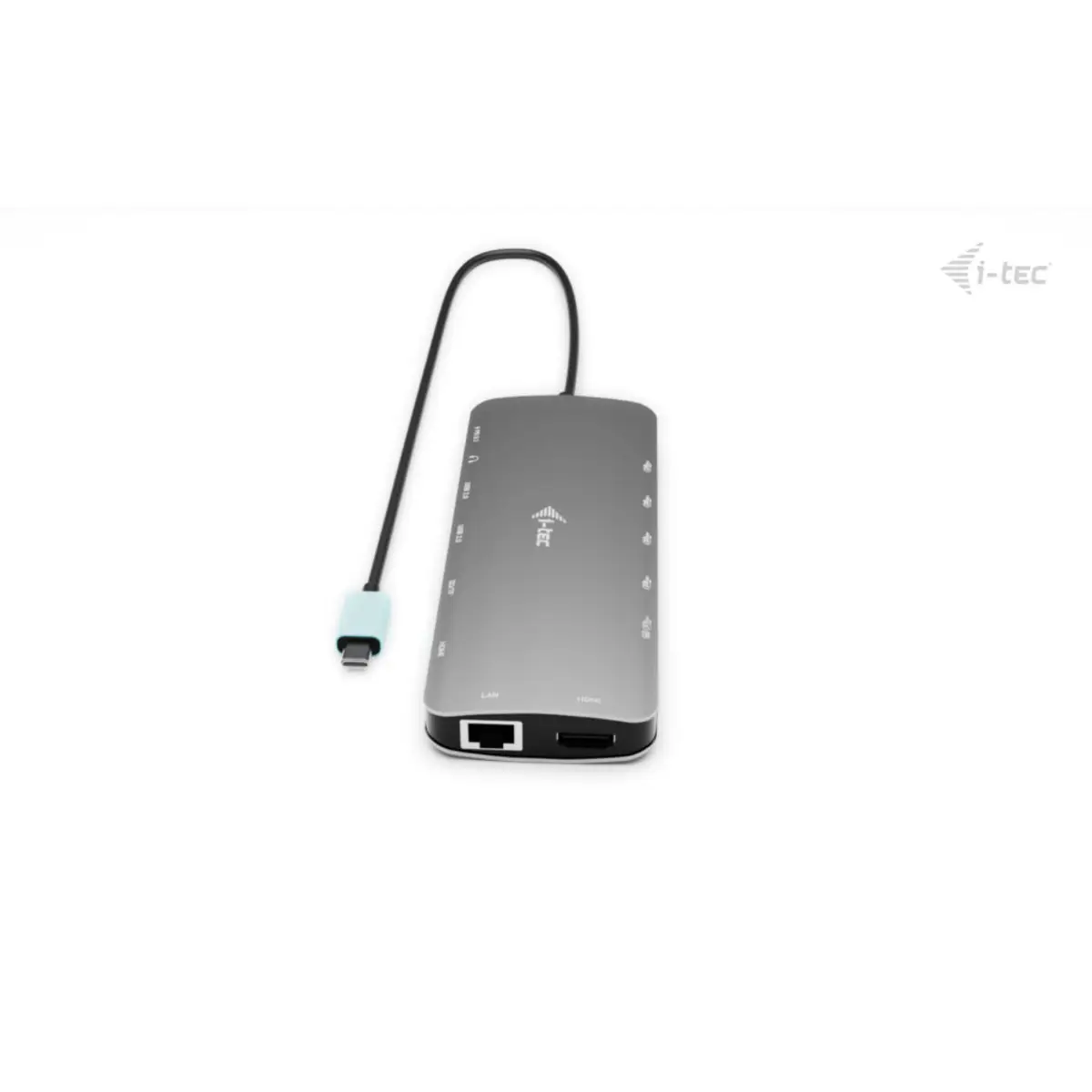 i-tec USB-C Metal Nano 3x Display Dock, 2x HDMI 1x USB-C video with PD 140W + USB-C Charger 140W