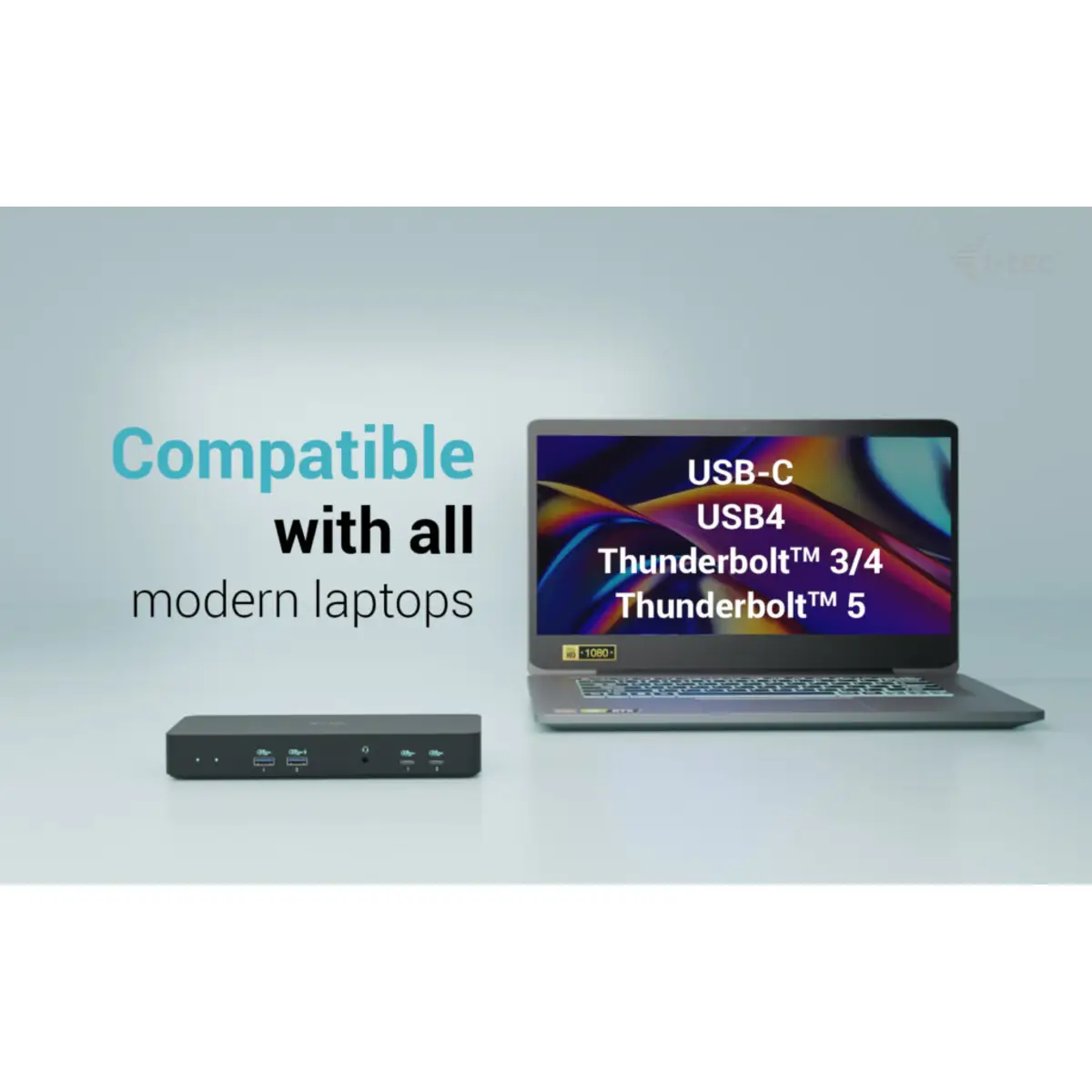 i-tec USB-C Intelligent Triple Display Docking Station, Power Delivery 100W