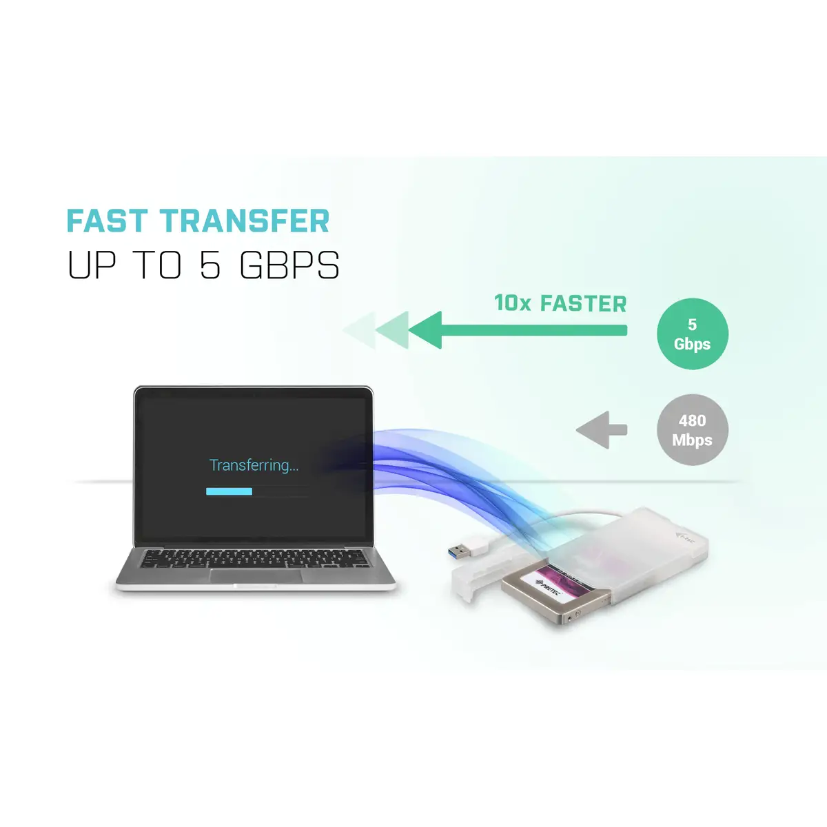 i-tec MySafe USB 3.0 Easy, White