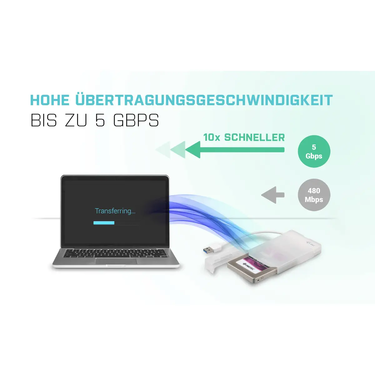 i-tec MySafe USB 3.0 Easy, White