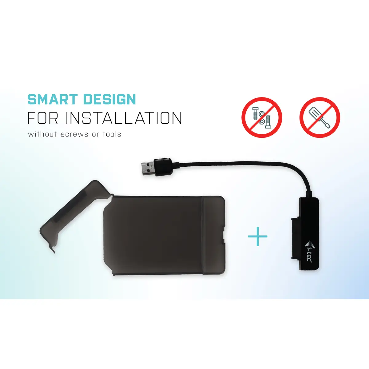 i-tec MySafe USB 3.0 Easy, Black