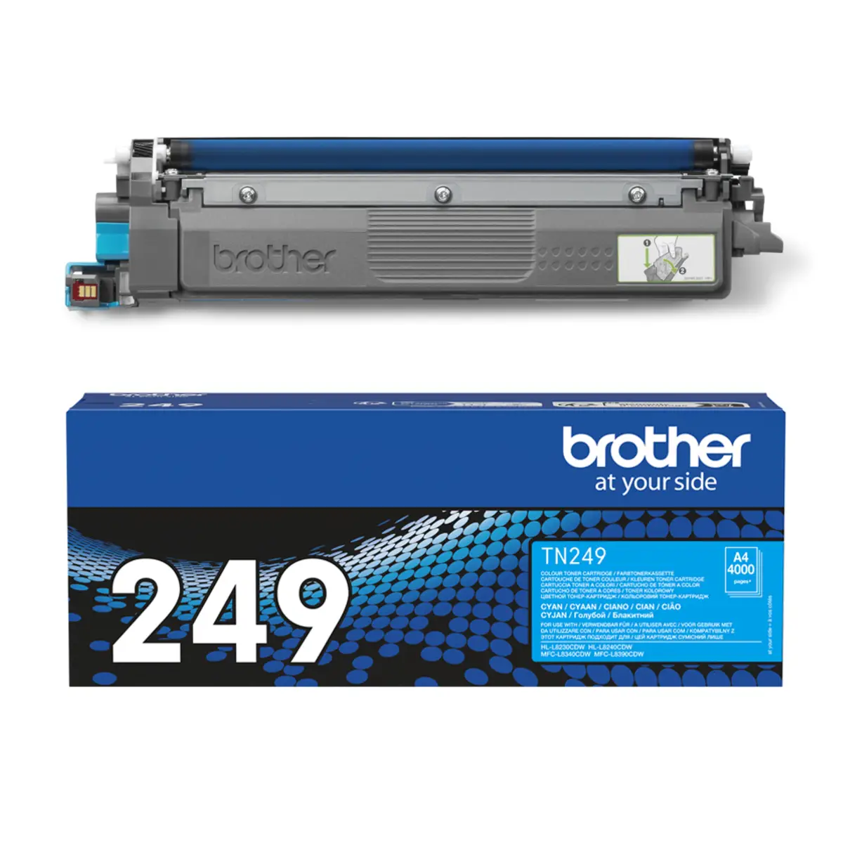 Toner TN249C ca. 4000 Seiten Cyan