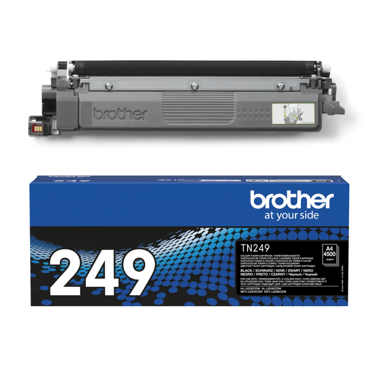 Toner TN249BK ca. 4500 Seiten Schwarz