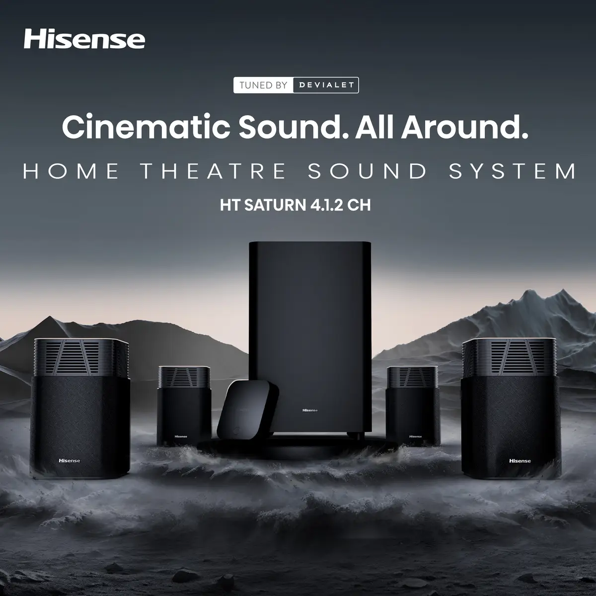 Soundbar AX3120Q, 3.1.2CH, 440W,Subwoofer