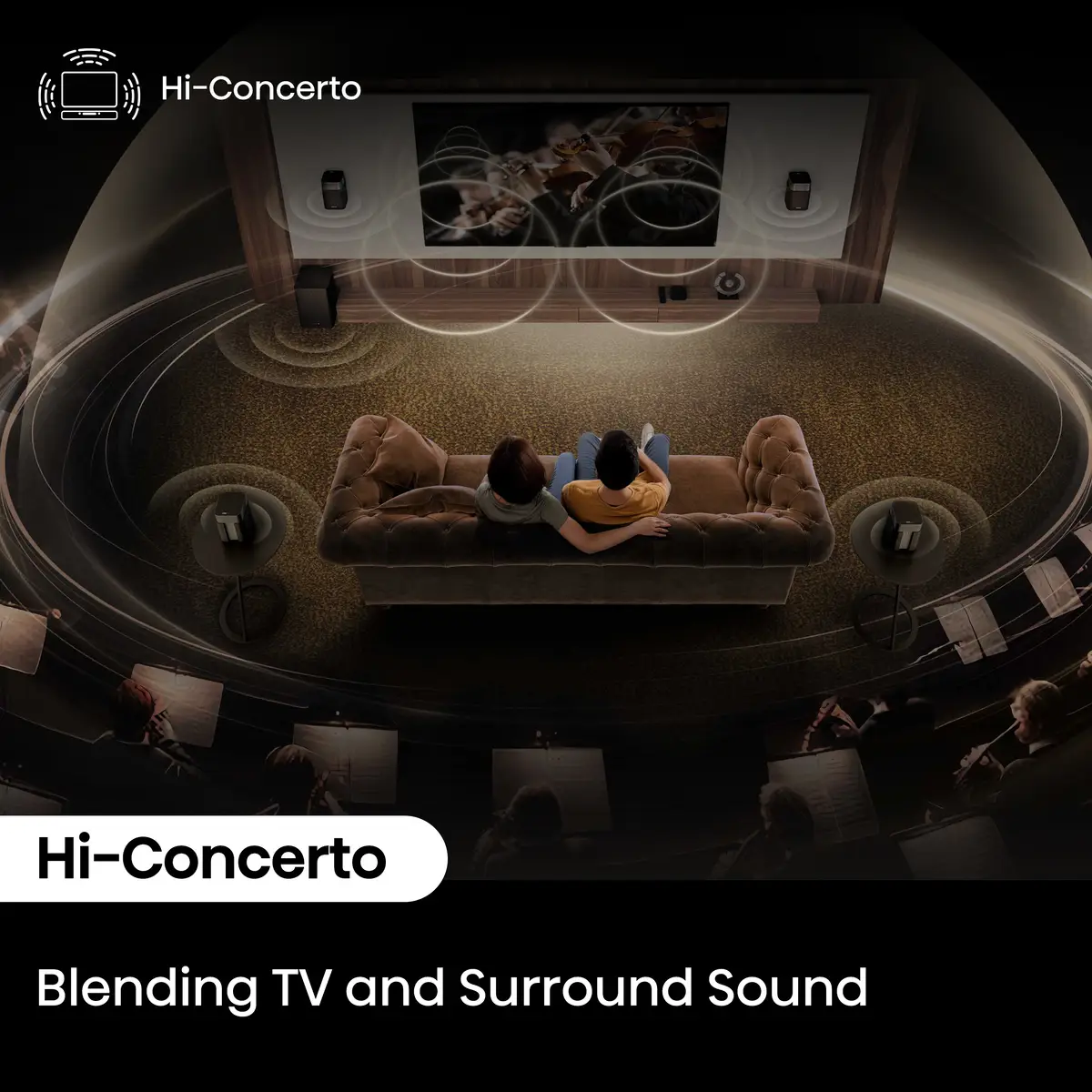 Soundbar AX3120Q, 3.1.2CH, 440W,Subwoofer