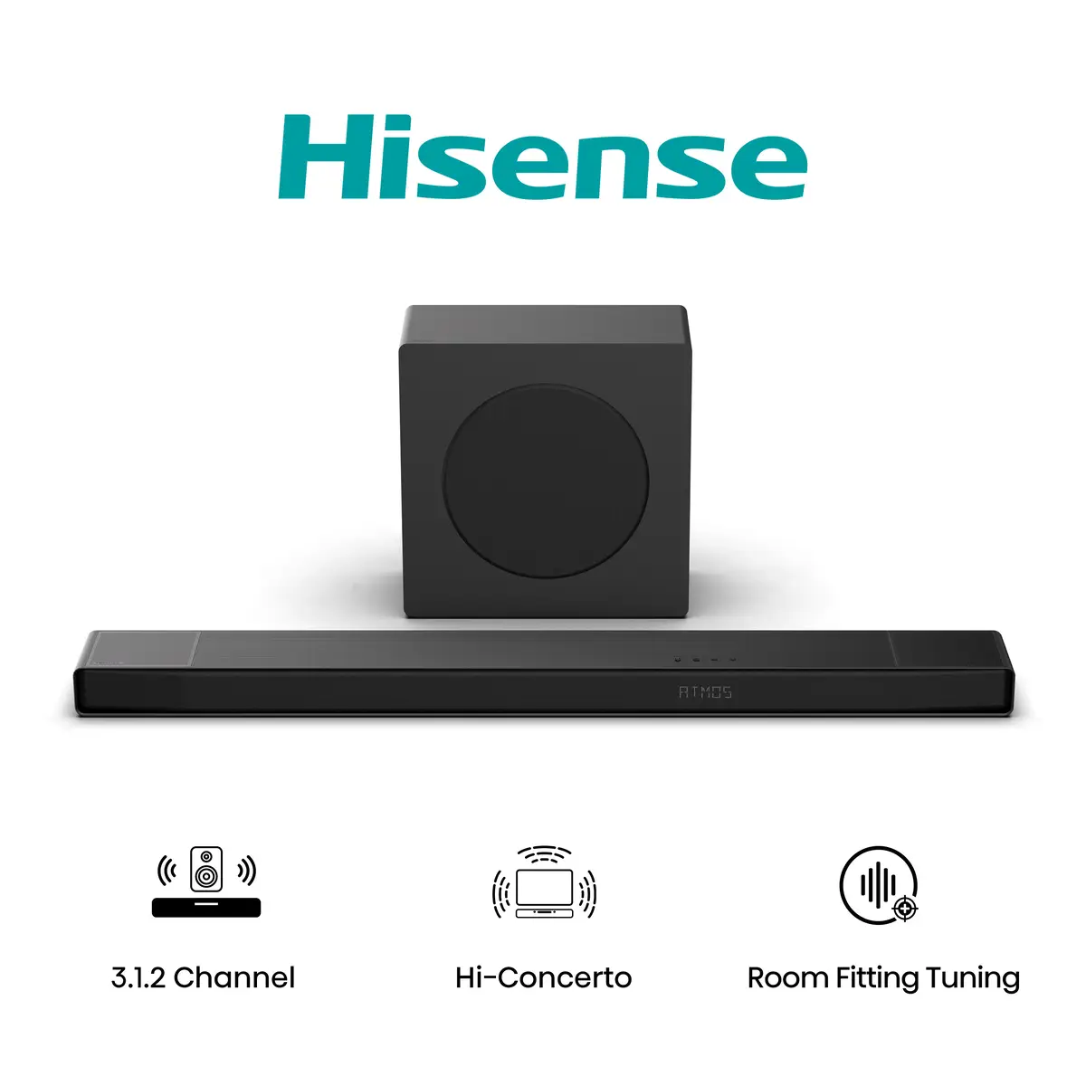 Soundbar AX3120Q, 3.1.2CH, 440W,Subwoofer