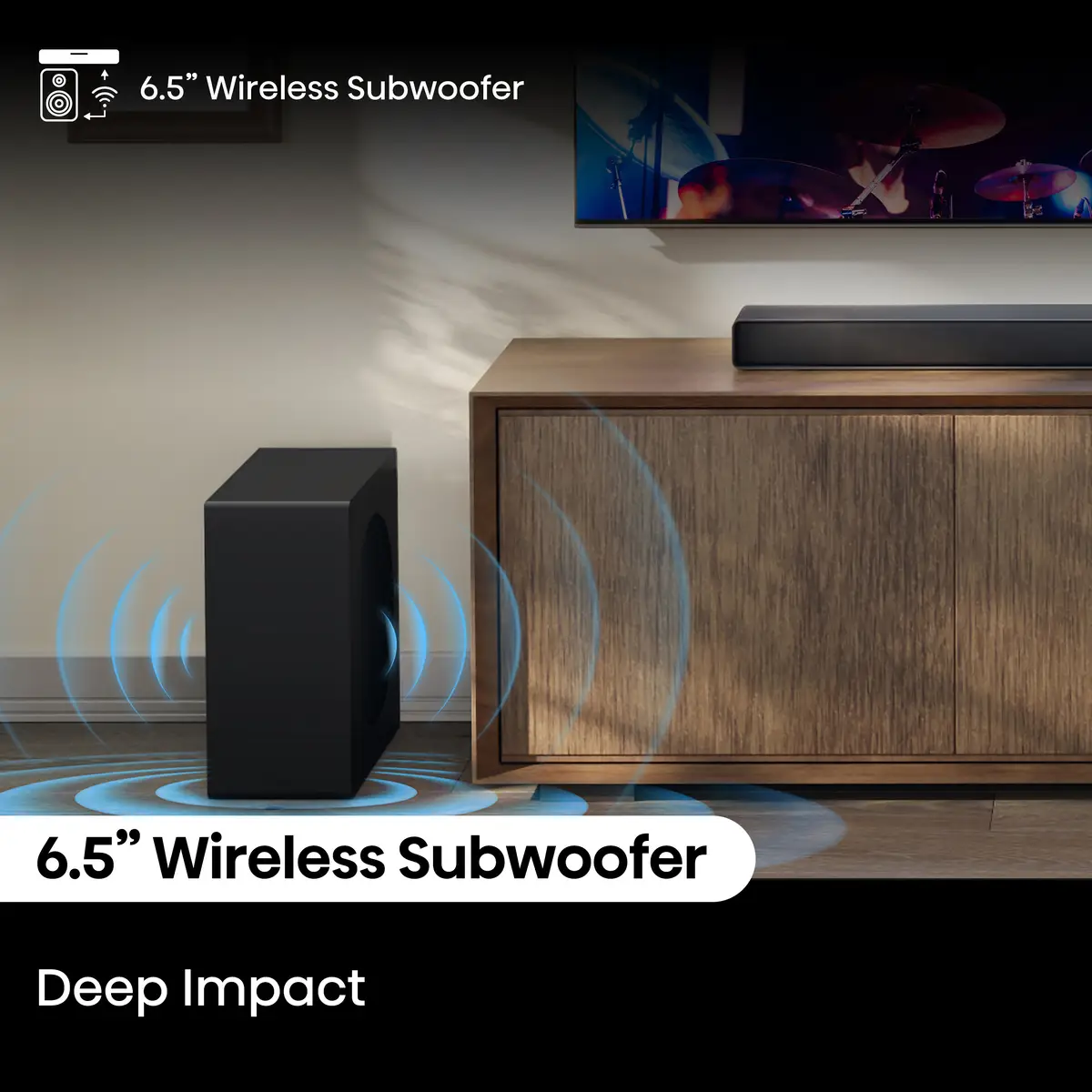 Soundbar AX3120Q, 3.1.2CH, 440W,Subwoofer
