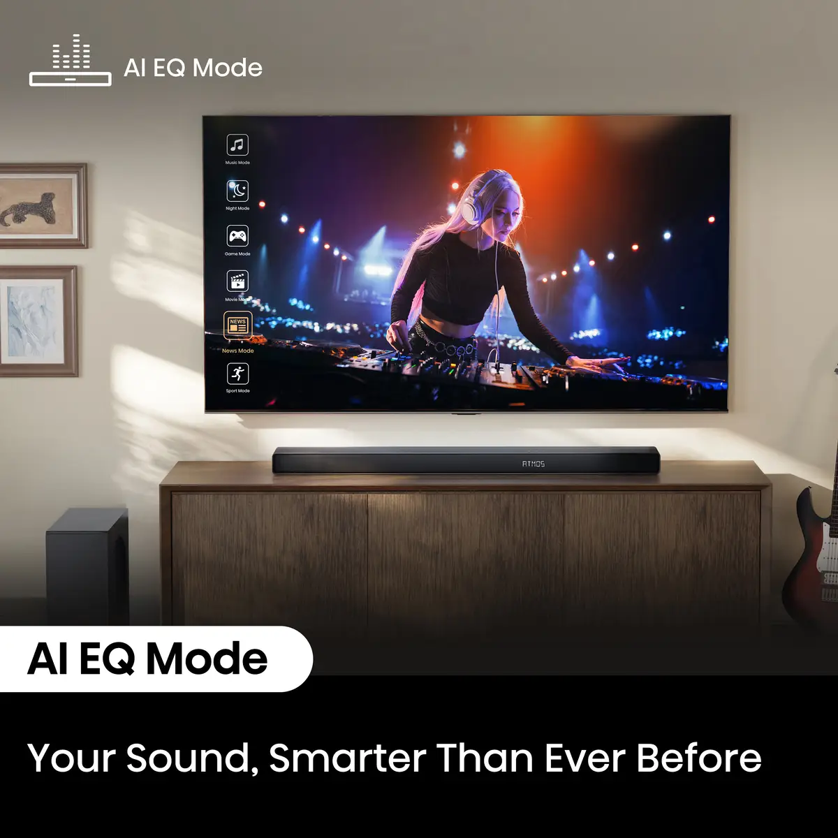 Soundbar AX3120Q, 3.1.2CH, 440W,Subwoofer
