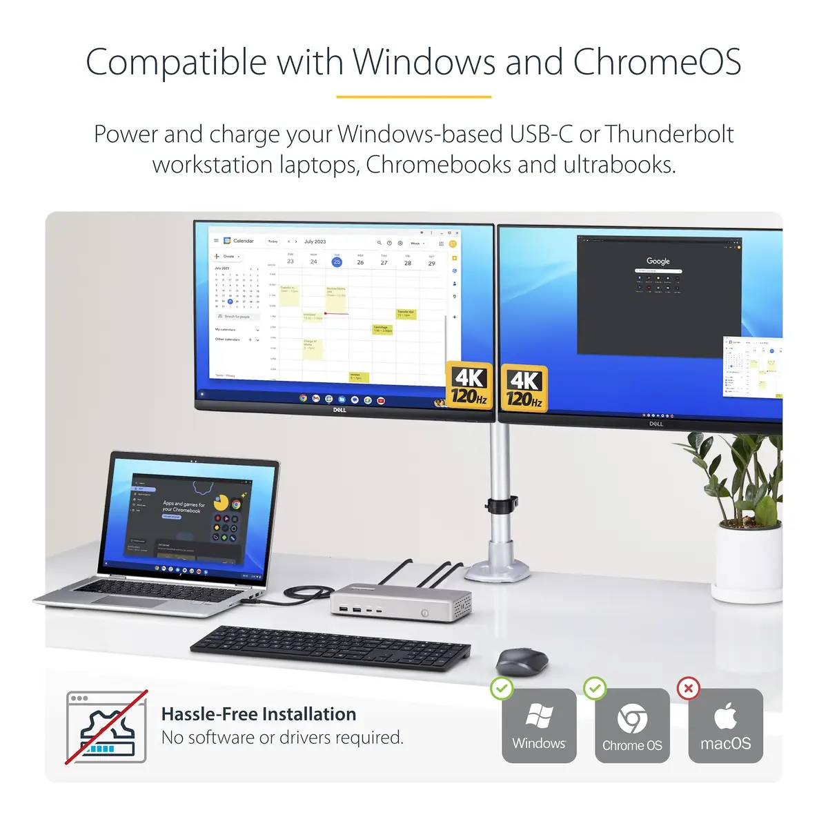 USB4 DOCKING STATION DUAL 4K