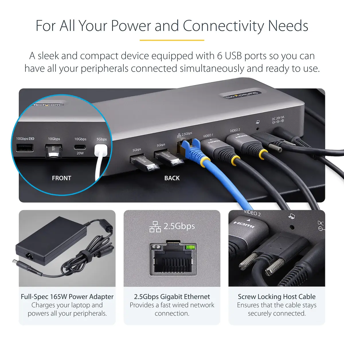 USB4 DOCKING STATION DUAL 4K