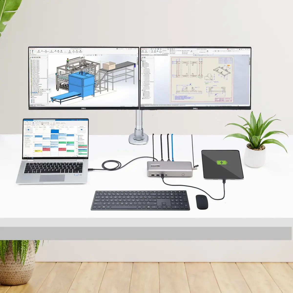 USB4 DOCKING STATION DUAL 4K