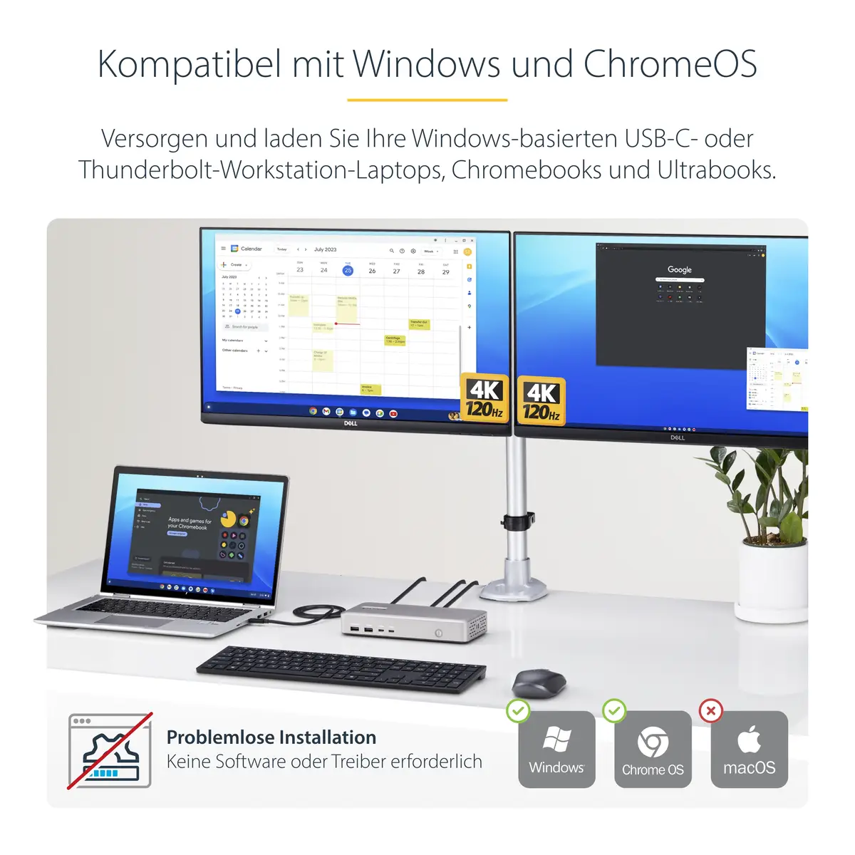USB4 DOCKING STATION DUAL 4K