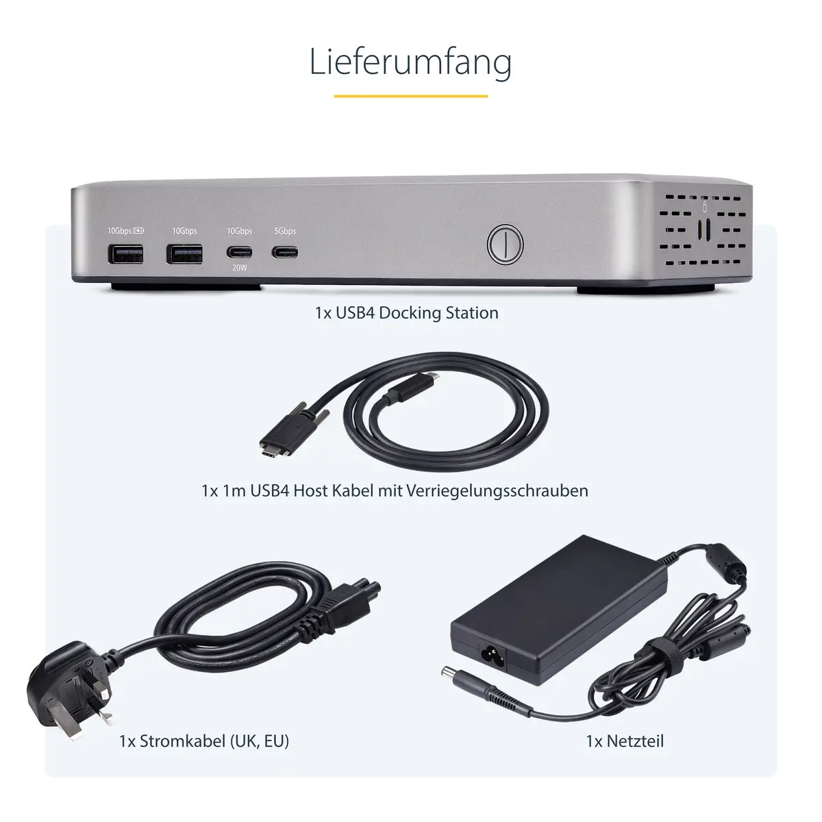 USB4 DOCKING STATION DUAL 4K