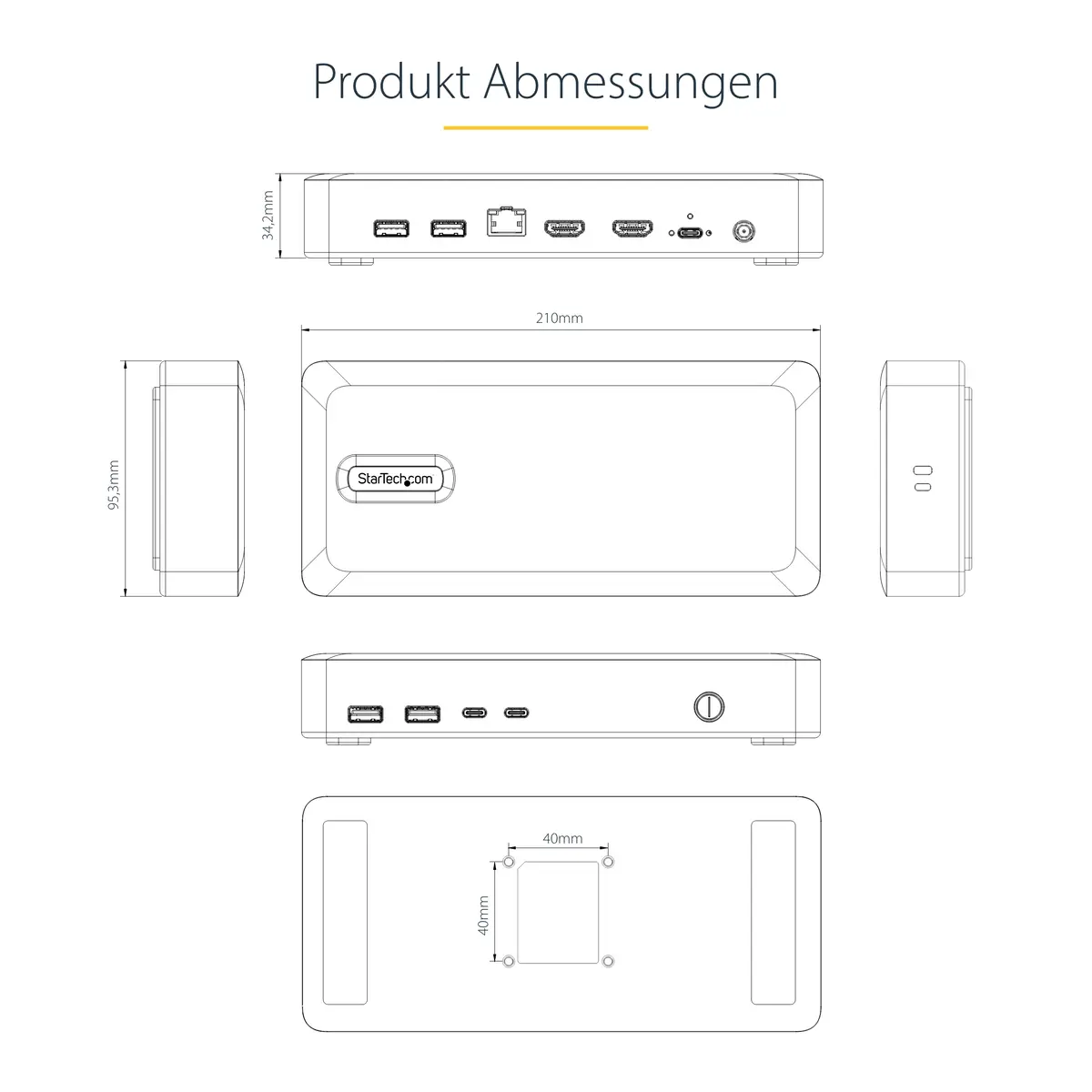 USB4 DOCKING STATION DUAL 4K