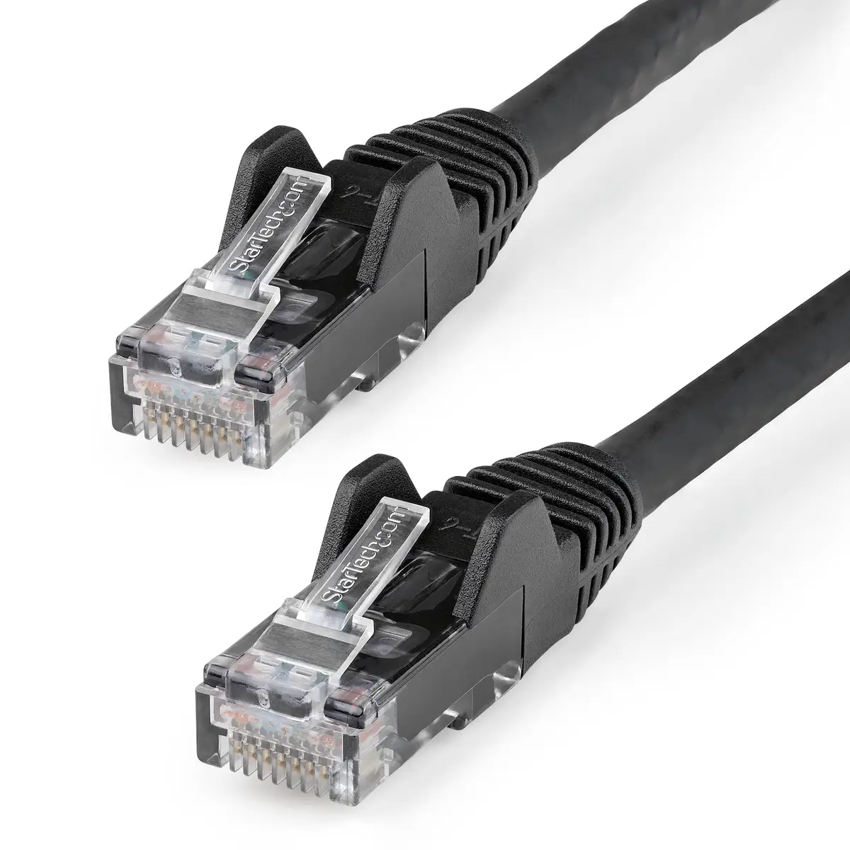 2m Netzwerkkabel CAT6 - LSZH - 10GbE 650MHz 100W PoE RJ45 UTP Lan Kabel - Schwarz CAT 6 ETL 24AWG