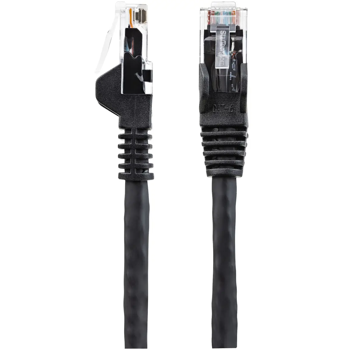 2m Netzwerkkabel CAT6 - LSZH - 10GbE 650MHz 100W PoE RJ45 UTP Lan Kabel - Schwarz CAT 6 ETL 24AWG