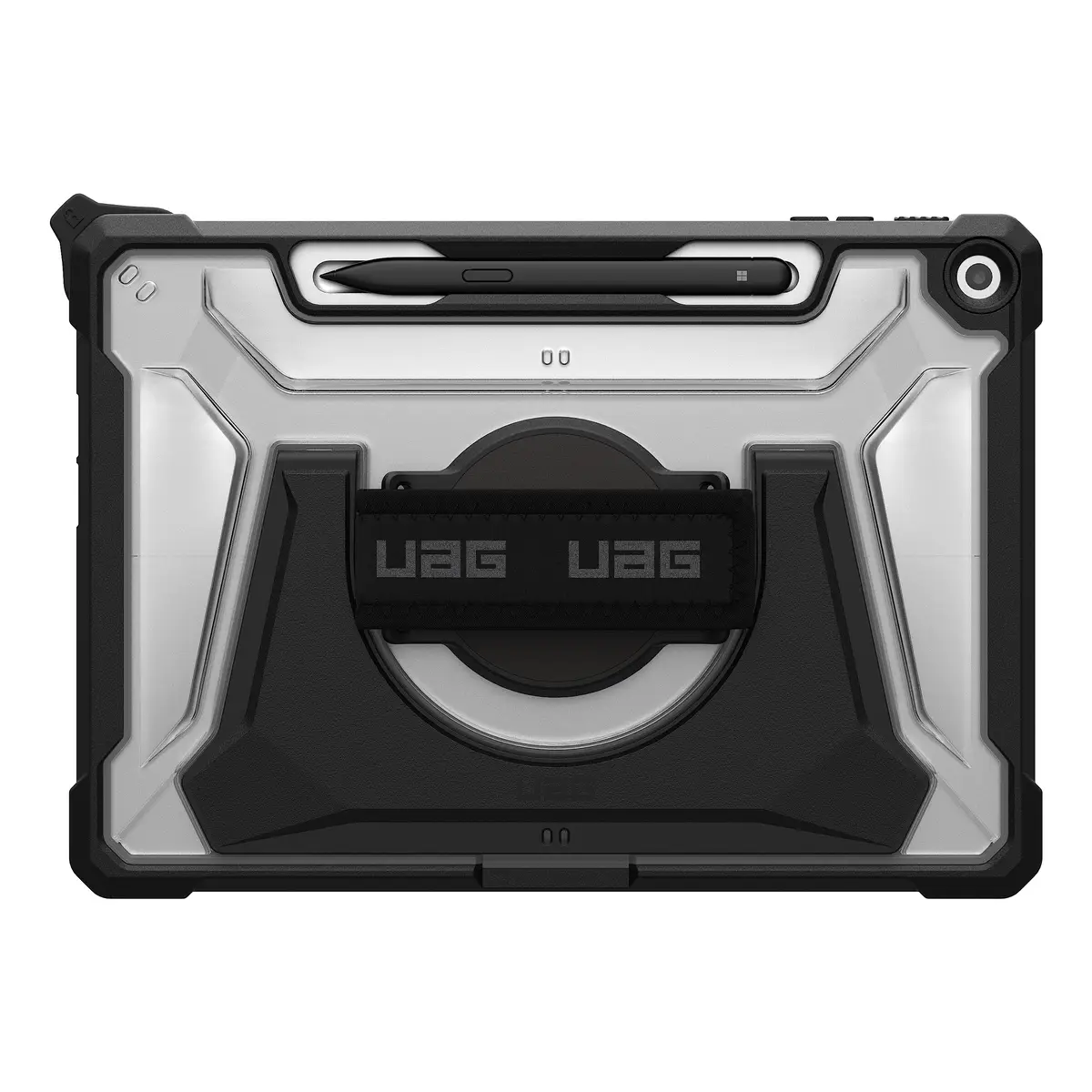 Plasma Handstrap & Kickstand Case für Microsoft Surface Pro 12" (1. Edition) ice (transparent)/schwarz