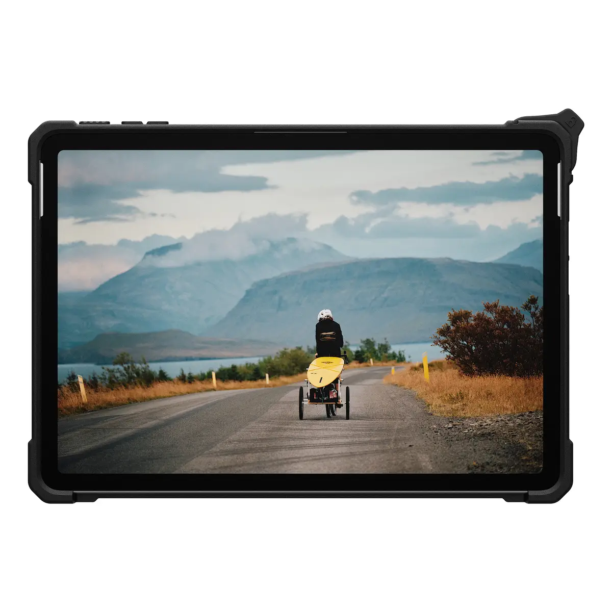 Plasma Handstrap & Kickstand Case für Microsoft Surface Pro 12" (1. Edition) ice (transparent)/schwarz