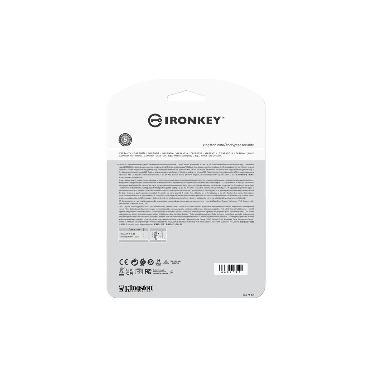 IronKey Vault Privacy 50 256GB USB 3.2 Stick