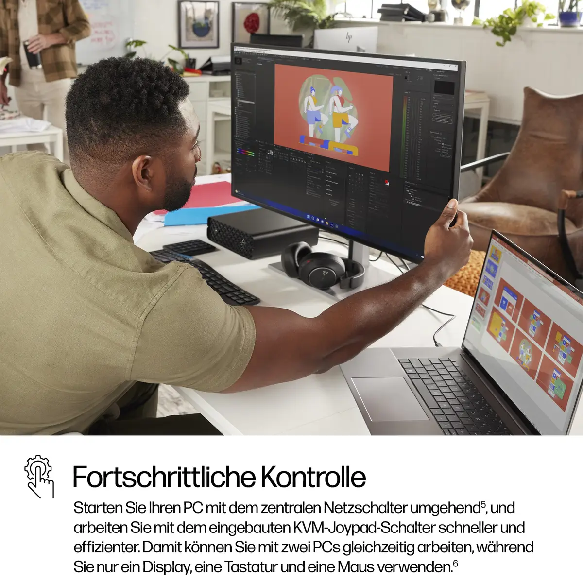 Serie 7 Pro 31,5-Zoll 4K-Thunderbolt 4-Monitor – 732pk, 80 cm (31.5"), 3840 x 2160 Pixel, 4K Ultra HD, LCD, 5 ms, Schwarz, Silber