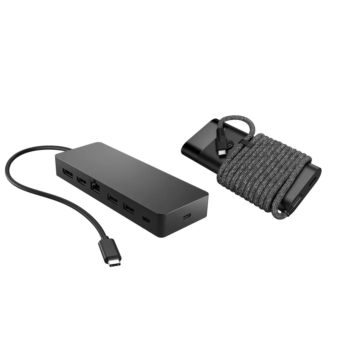 Universelles USB-C-Hub- und Laptop-Ladegerät, Kombo, Kabelgebunden, USB 3.2 Gen 1 (3.1 Gen 1) Type-C, 65 W, Schwarz, China, USB