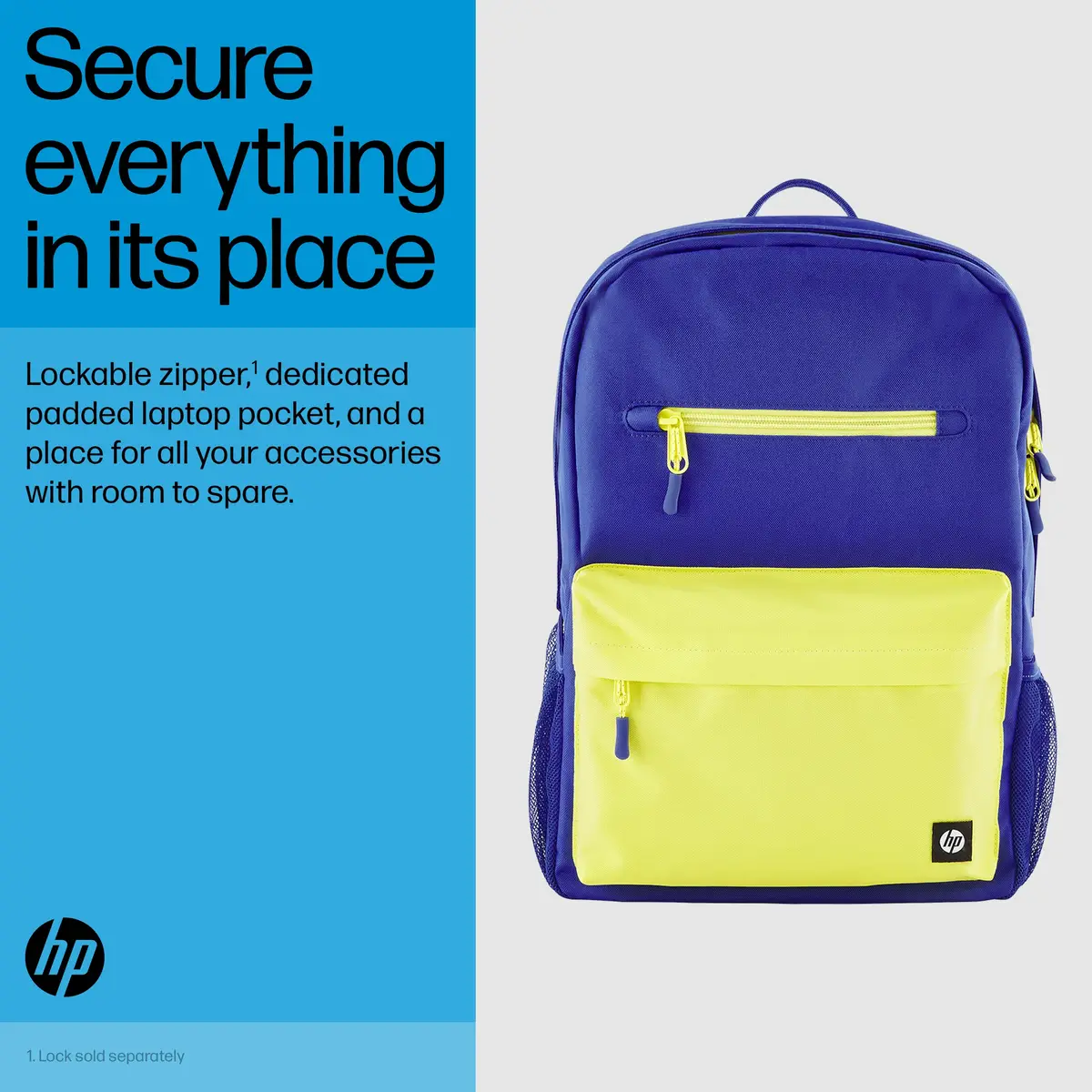 Campus Rucksack (blau), 39,6 cm (15.6"), Notebook-Gehäuse, Polyester, Hartschaumstoff