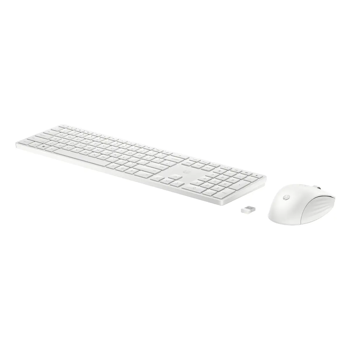 655 Wireless-Tastatur und -Maus, Volle Größe (100%), Kabellos, RF Wireless, Weiß, Maus enthalten