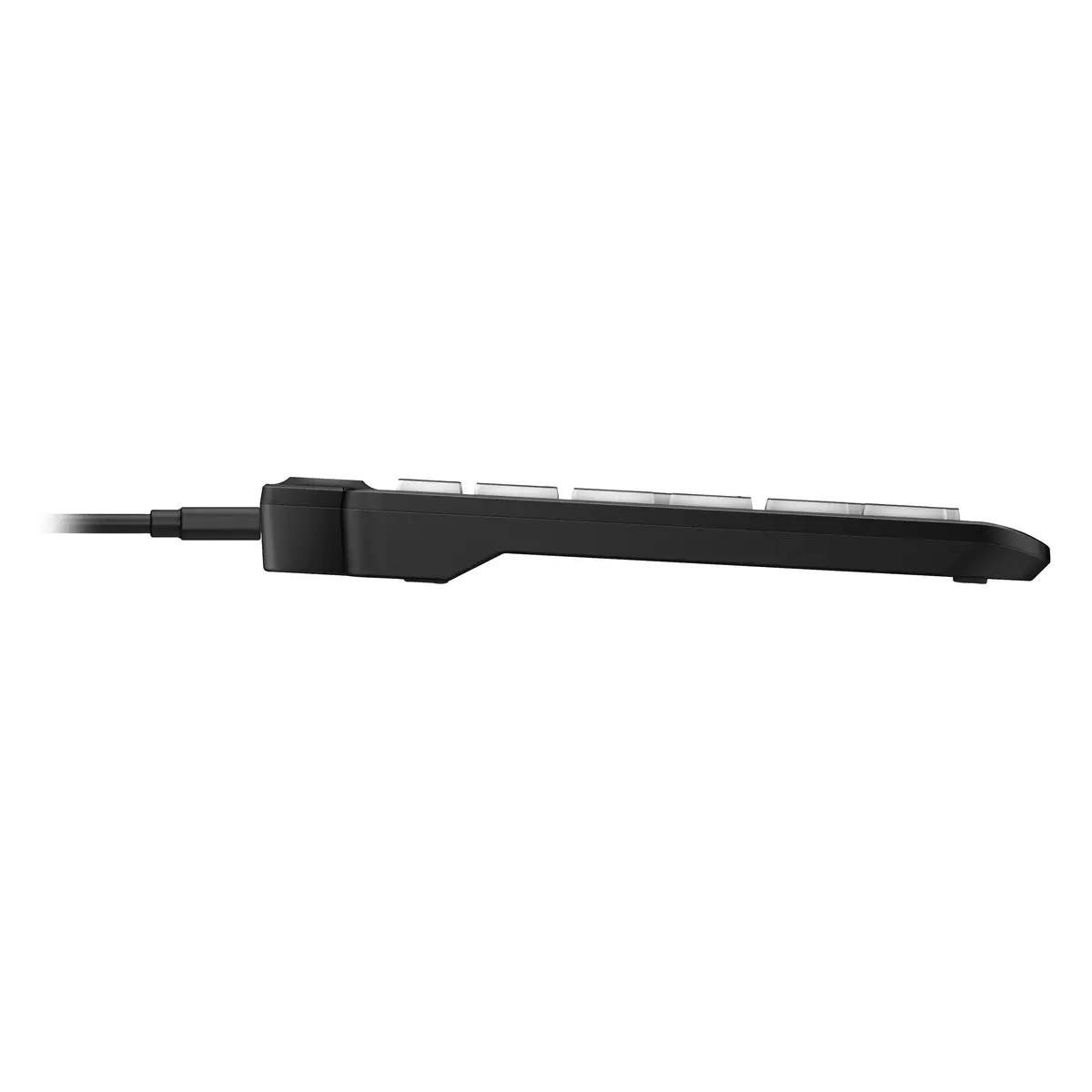 405 Tastatur mit Hintergrundbeleuchtung für mehrere Geräte, Volle Größe (100%), Kabelgebunden, USB, Membran Key Switch, Schwarz
