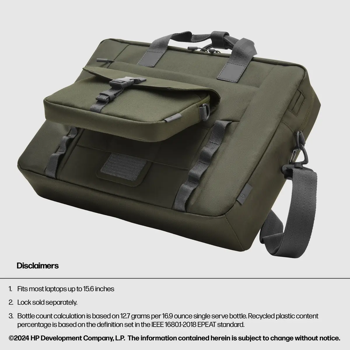 15,6 Zoll Modularer Laptop Tasche, Messengerhülle, 39,6 cm (15.6"), 1,14 kg