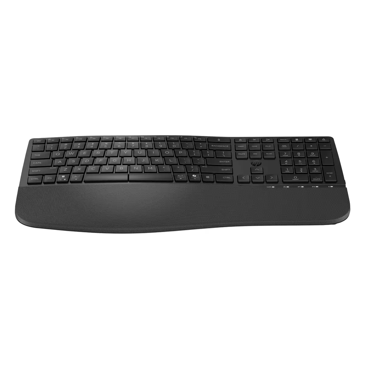 685 Comfort Dual-Mode-Tastatur, Volle Größe (100%), Kabellos, RF Wireless + Bluetooth, Membran Key Switch, Schwarz