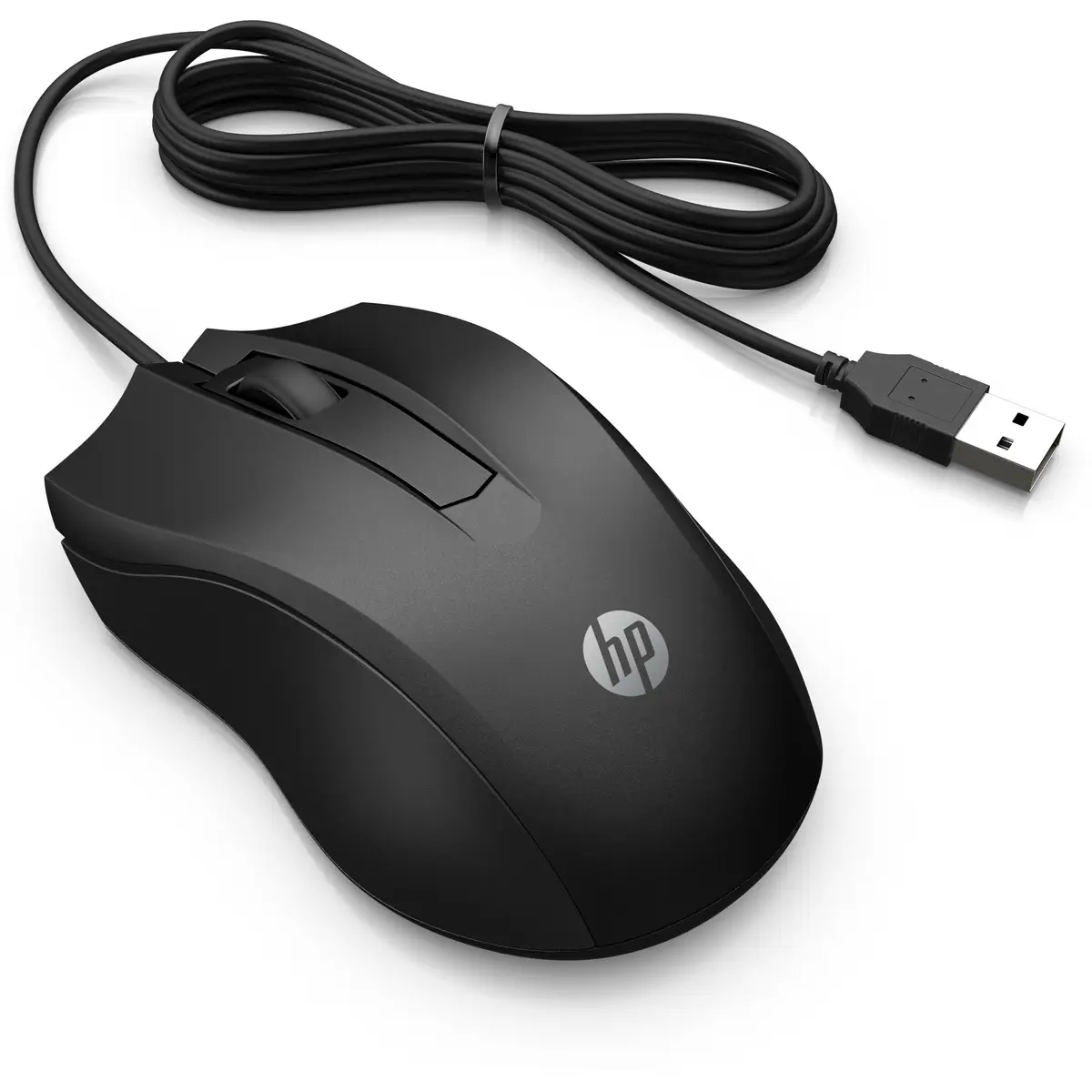 Wired Mouse 105, Beidhändig, Optisch, USB Typ-A, 1600 DPI, Schwarz
