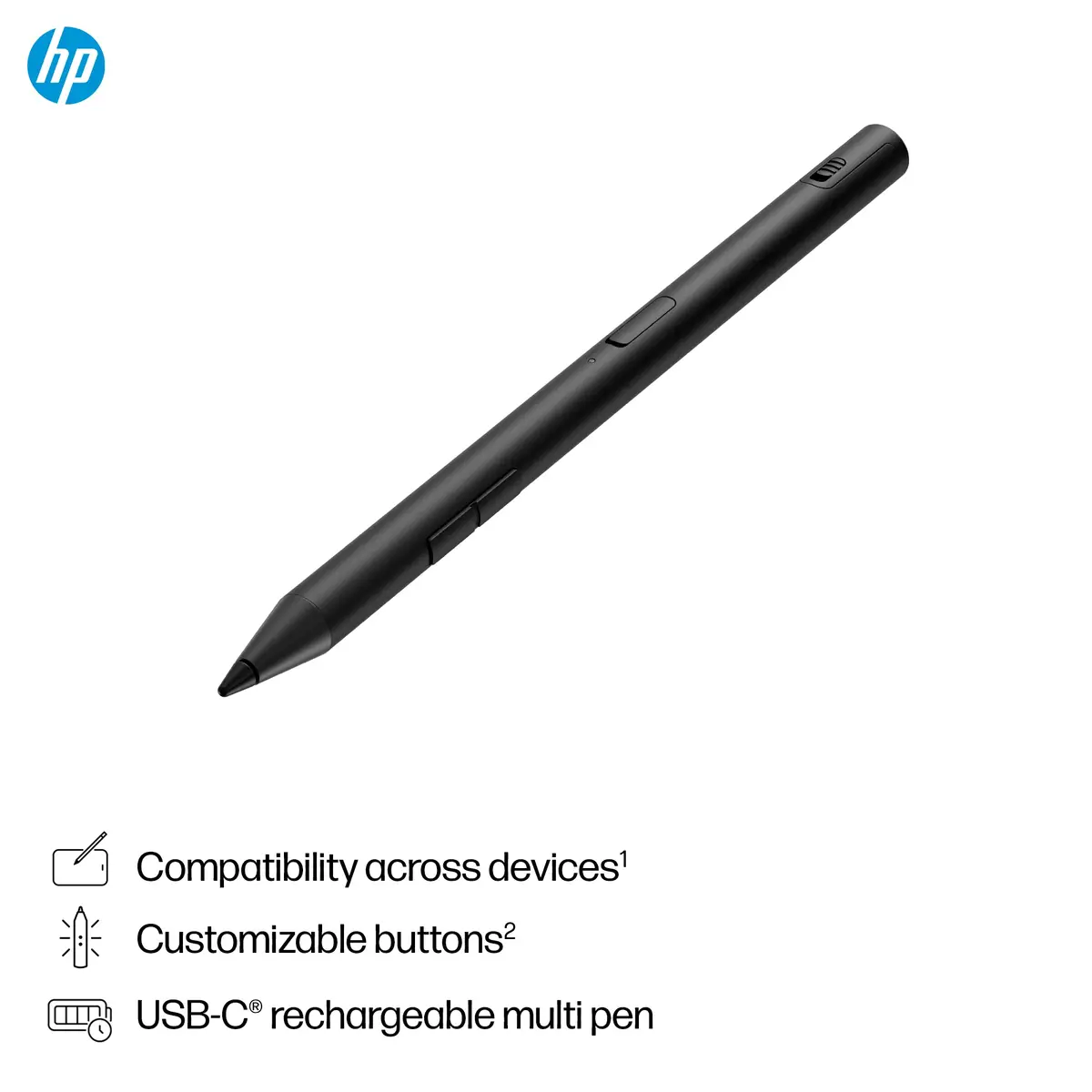 705 Wiederaufladbarer Multi Pen, Laptop, HP, Schwarz, Eingebaut, Lithium-Ion (Li-Ion), China