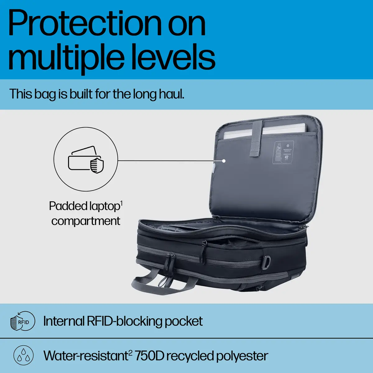 Travel Plus 22 Liter 16 Laptop Bag, Aktenkoffer, 40,9 cm (16.1"), Schultergurt, 890 g