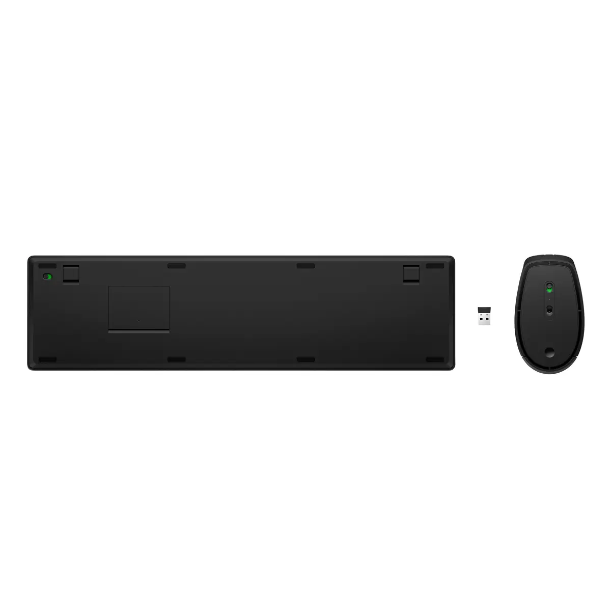 655 Wireless-Tastatur und -Maus, Volle Größe (100%), Kabellos, RF Wireless, Schwarz, Maus enthalten