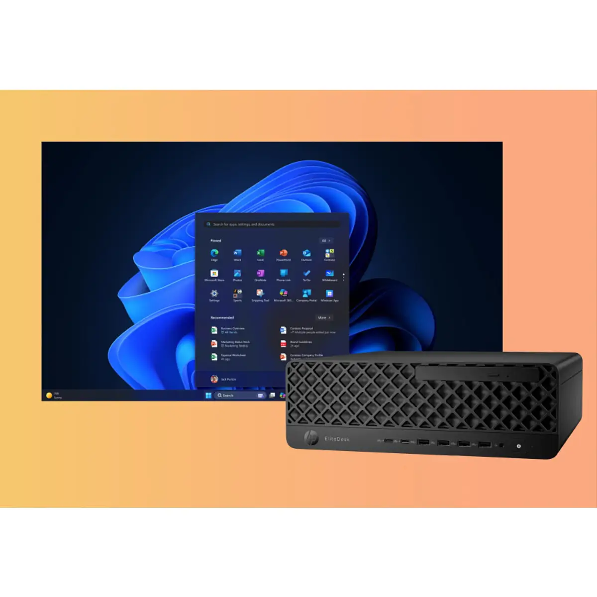 EliteDesk 8 SFF G1i Desktop AI PC, 512 GB, SSD, Windows 11 Pro