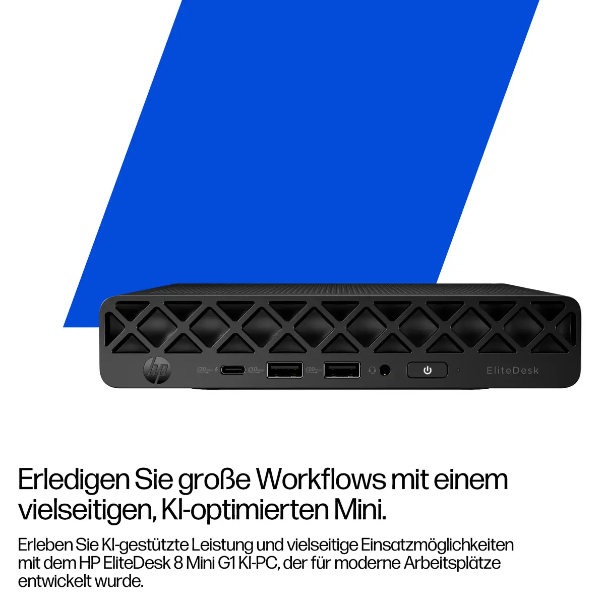 EliteDesk 8 Mini G1i Desktop AI PC, 512 GB, SSD, Windows 11 Pro