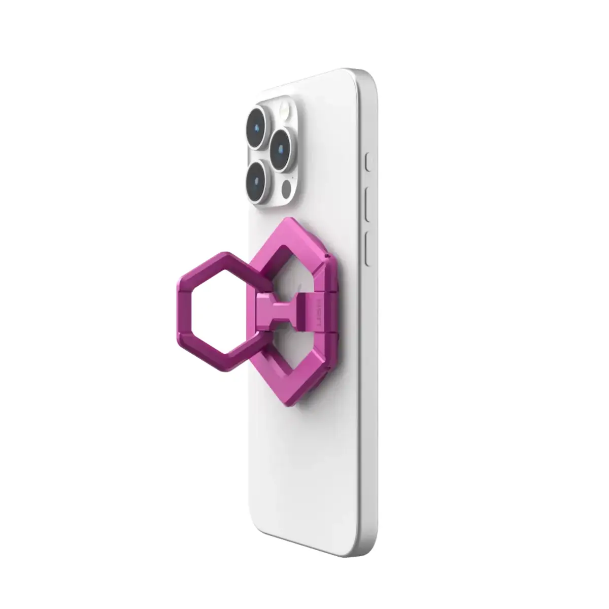 UAG Magnetic Halterung/Haltering mit Standfunktion für UAG Cases mit eingebautem Magnet pink.