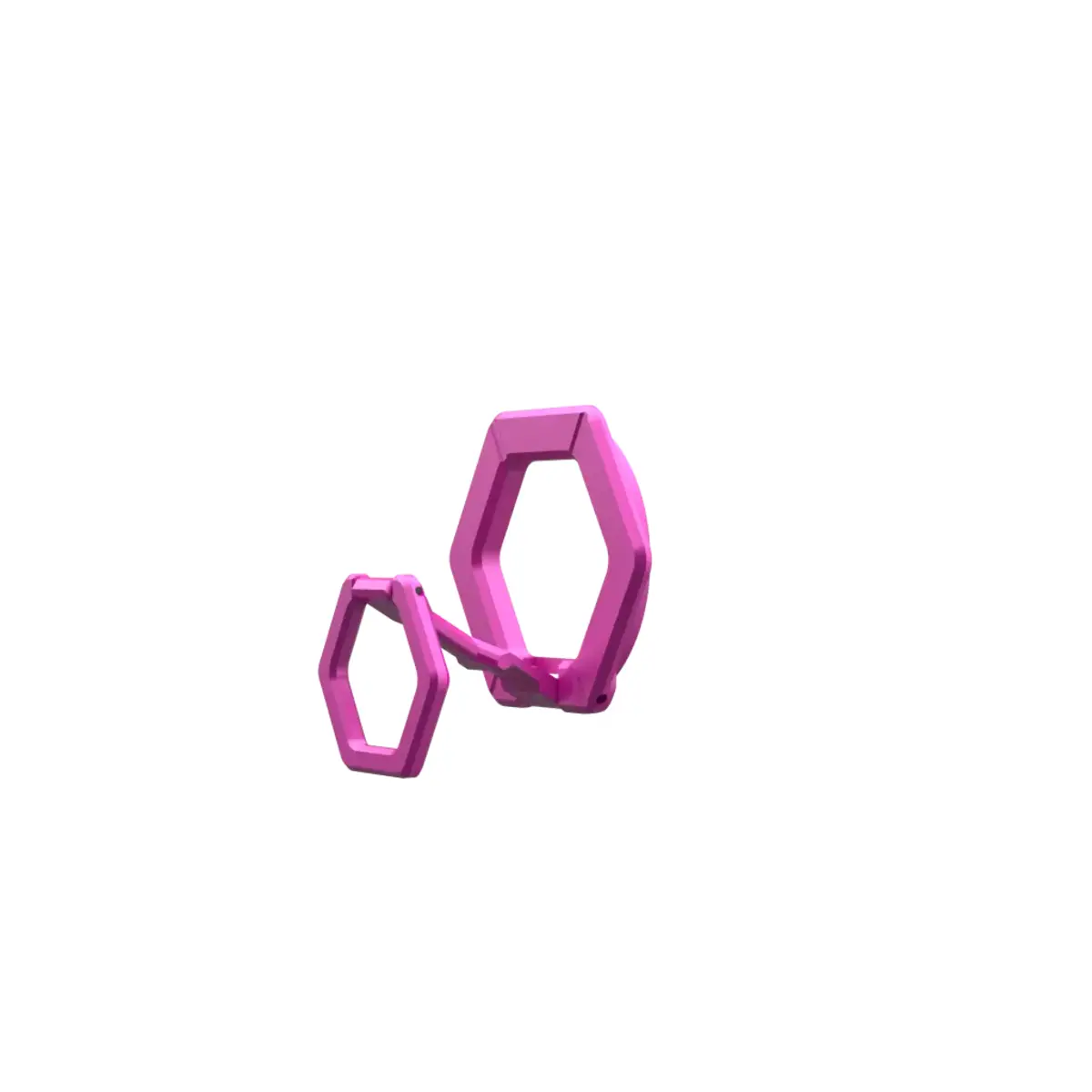 UAG Magnetic Halterung/Haltering mit Standfunktion für UAG Cases mit eingebautem Magnet pink.